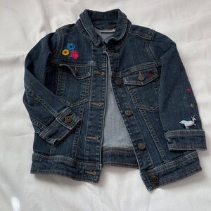 Hanna Andersson Embroidered Denim Jacket
